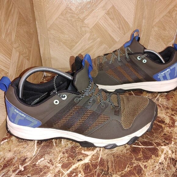 Adidas men's Kanadia TR7 trail running shoe sneaker brown size 12. 038 - Picture 2 of 11